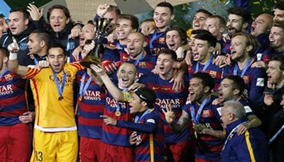 برشلونة يتوج بلقب بطل العالم للاندية