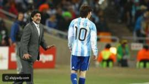 مارادونا يطالب ميسي بالرحيل عن الأرجنتين 