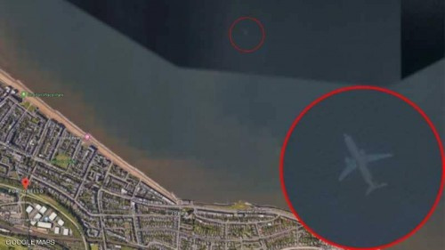 العثور على طائرة "غارقة" عبر خرائط غوغل