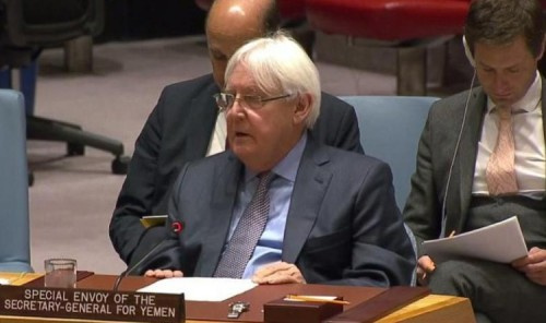 غريفيث: الأمم المتحدة ستقوم بعمل ريادي في #الحديدة.. وستراقب عمليات التفتيش في مينائها
