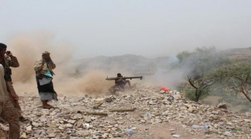 مصـرع عدد من #الحـوثيين وإسقاط طائرة "درون" بصد الجيش والمقاومة محاولة تسلل بالشريجة