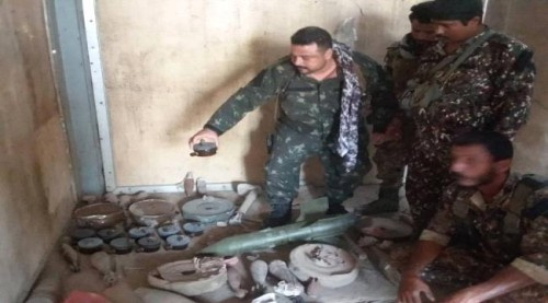 #عدن.. ضبط كميات من الألغام والقذائف في جعولة