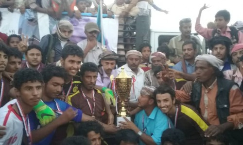 أقيم برعاية الرئيس الزُبيدي.. الاعتصام يتوّج بطلاً لدوري الشهيد الهازلة والفقيد لشعب بالمحفد