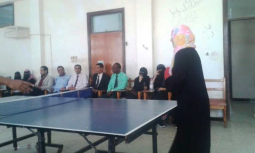 كلية اللغات تحصد بطولة تنس الطاولة للطالبات على مستوى كليات جامعة عدن