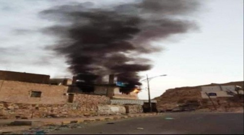 #تعز.. مليشيات الحشد الشعبي تحرق المنازل وتثير الرعب في قلوب المواطنين