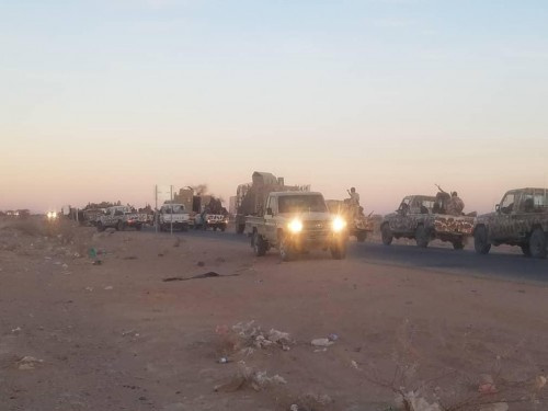  قوات التحالف العربي تطلق عملية "الجبال البيضاء " لمطاردة عناصر الإرهاب من مديريتي نصاب وخوره بمحافظة #شبوة