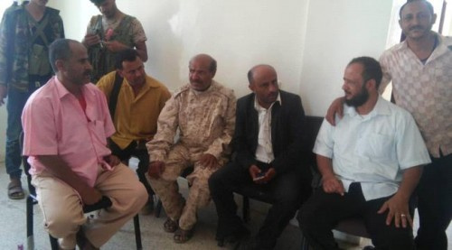 مدير عام الحصين يتفقد المرافق الصحية في مناطق المديرية