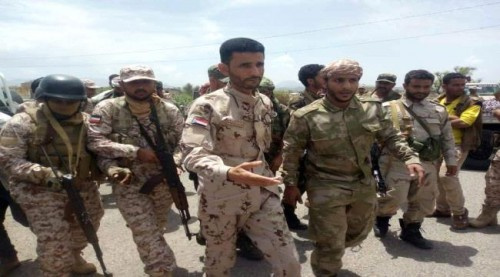  ابو اليمامة يزور الخطوط الأمامية لجبهات القتال شمال #الضـالع