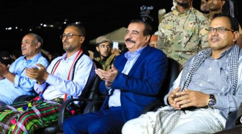 بحضور قيادات من #المجلس_الانتقالي.. عدن تحتفل بالذكرى الثالثة لتحرير المكلا