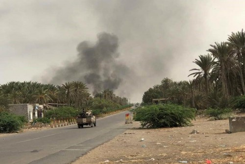 #الحوثيون يحشدون نحو التحيتا ويستهدفون مواقع العمالقة بالقذائف والأسلحة الثقيلة