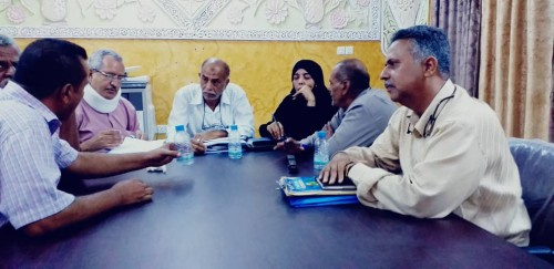 لجنة الإغاثة والأعمال الإنسانية بإنتقالي #العاصمة_عدن تناقش برنامج عملها الميداني وآلية تنفيذه 