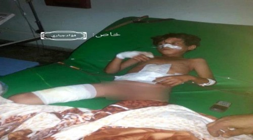 جرائم المليشيات تطال المدنيين.. استهداف طفل وامرأة من قبل قناص #حوثي  شمال#الضـالع