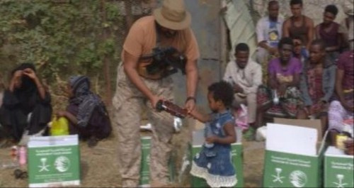 قوات سعودية تحرر عشرات الافارقة احتجزهم #الحـوثيين في #صعده