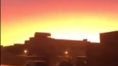 حرائق سيبيريا تضيء سماء السعودية!