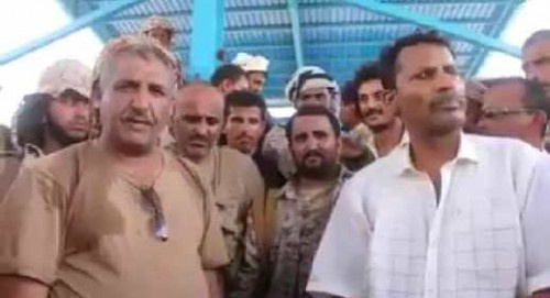  من هو قائد غزوة عدن الذي ظهر الى جانب محافظ أبين(صورة)
