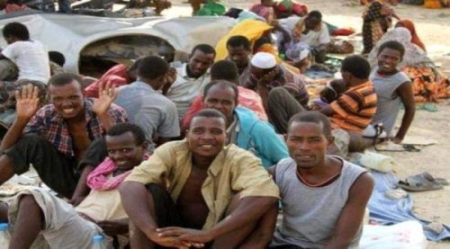 نقطة الحسيني بلحج تضبط عشرات الأفارقة خلال توجههم للشمال