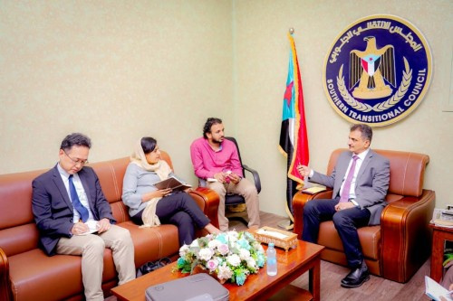 الأمين العام للانتقالي يناقش مع ممثلة منسقة الشؤون الإنسانية بمكتب #الأمم_المتحدة الوضع الانساني في الجنوب