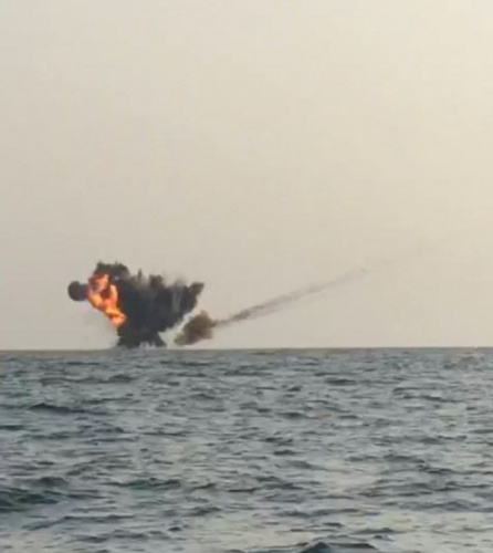 #التحالف_العربي يحبط عملية إرهابية حوثية في البحر الأحمر