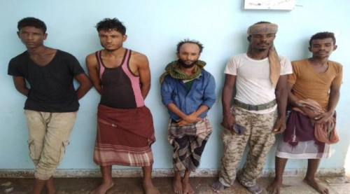 امن لحج يلقي القبض على عصابة تقطع وحرابة