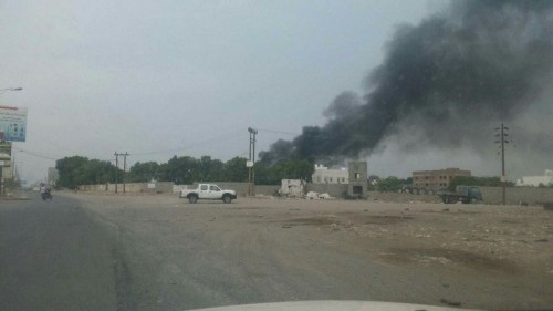 مليشيا #الحـوثي تستهدف مواقع القوات المشتركة بالدريهمي