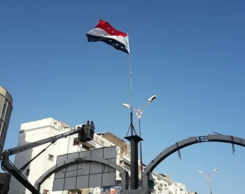 انتقالي المعلا يدشن حملة رفع العلم الجنوبي في المديرية