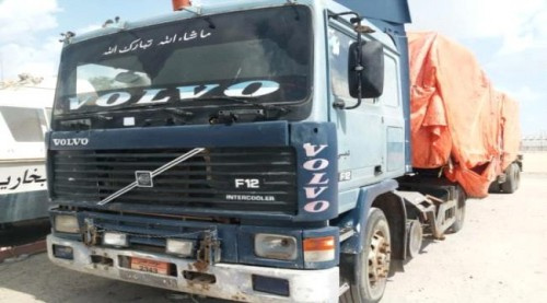 ضبط شاحنة تحمل كمية كبيرة من السماد المُهرب ب#العاصمة_عدن