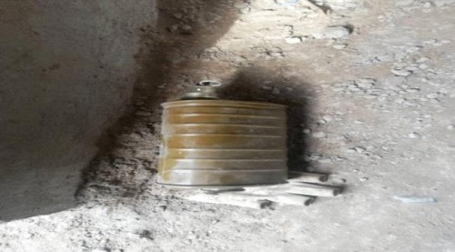 العثور على عبوة ناسفة شديدة الانفجار بالشيخ عثمان