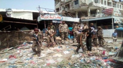 حملة امنية لإزالة العشوائيات بمنطقتي صبر وجعوله بلحج