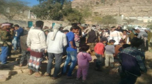 بموكب جنائزي مهيب .. تشييع الشهيد "عادل المطار" الى مثواه الاخير ب#الضالع