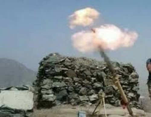 مليشيا الحوثي تقصف المواقع في جبهة ثره والقوات الجنوبية ترد بقوة