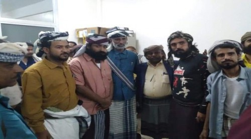 رئيس انتقالي شبوة يتقدم مستقبلي الأسير ابو وسام اليافعي