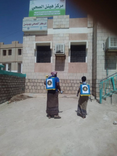 انتقالي القطن يواصل حملة التوعية والرش والتعقيم للوقاية من وباء كورونا (صور)&nbsp;