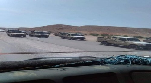 مليشيات الاخوان ترسل تعزيزات عسكرية الى شقرة