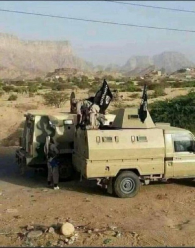  بينهم قيادات بارزة بتنظيم القاعدة.. مليشيات الاخوان تعزز قواتها بعناصر ارهابية من جنسيات مختلفة في شقرة بـ #أبين