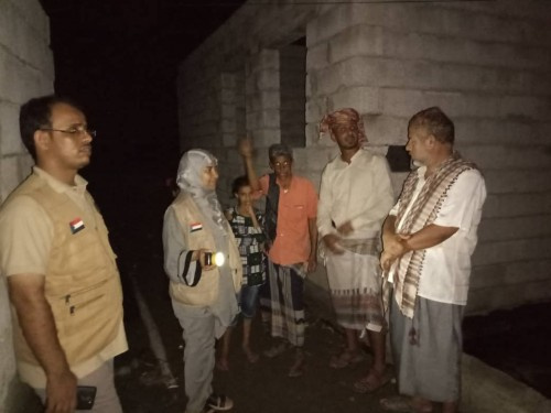 نيران سوقي تتفقد أعمال شفط مياه الأمطار بمديرية خورمكسر