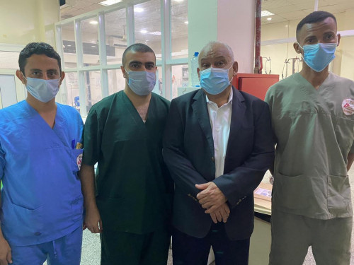 د.الوالي يتفقد أحوال الجرحى والمرضى الجنوبيين في عدد من مستشفيات العاصمة عدن