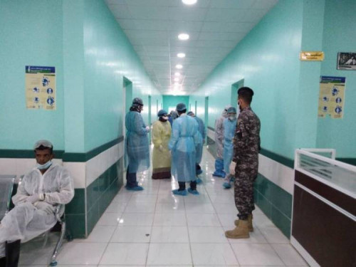 أطباء بلا حدود تتسلم المحجر الصحي في مستشفى الجمهورية بالعاصمة عدن