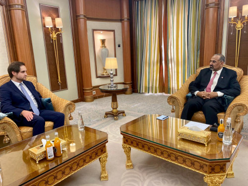 الرئيس الزُبيدي يستقبل مسؤولين من بعثة جمهورية ألمانيا الاتحادية