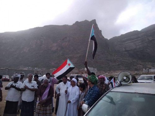 فعالية شعبية بمديرية حوف بالمهرة لتأييد قرار الإدارة الذاتية للجنوب ورفض إمداد مليشات الإخوان بالسلاح