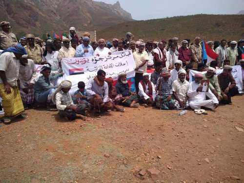مهرجان حاشد بمركز جؤة بسقطرى لتأييد الإدارة الذاتية للجنوب ورفض مشاريع تركيا وقطر في الجزيرة