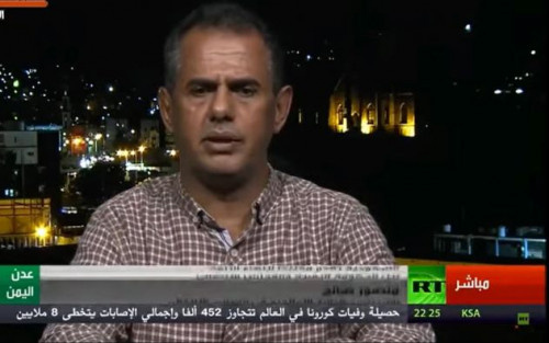 شاهد بـ(الفيديو).. تعليق منصور صالح على تسريبات بوجود مبادرة سعودية على قناة "روسيا اليوم"