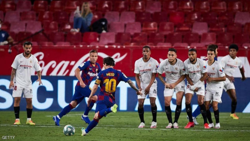 برشلونة يسقط في فخ إشبيلية.. وركلات ميسي "خائبة"