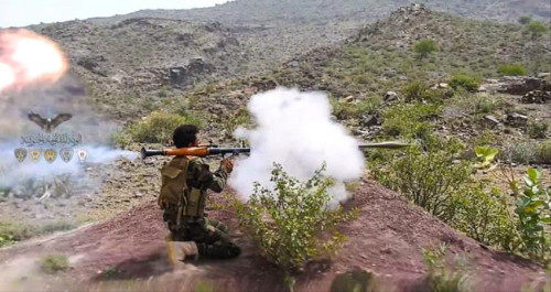 صد أعنف هجمات حوثية في الحشاء والأزارق بالضالع