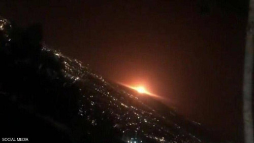 عاجل.. انفجار ضخم يهز شرقي طهران