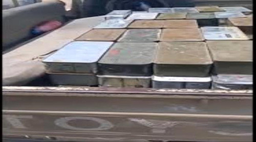 ضبط شاحنة محملة بالذخائر كانت في طريقها إلى الحوثيين بالحديدة