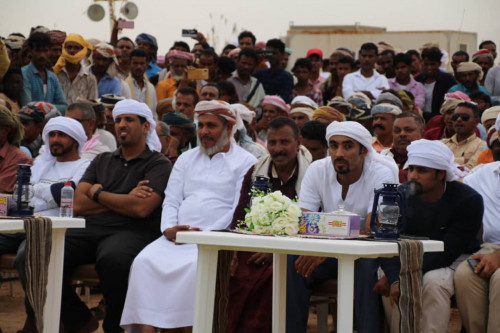 رئيس انتقالي سقطرى يشارك في انطلاق فعاليات الزواج الجماعي الثالث بالمحافظة