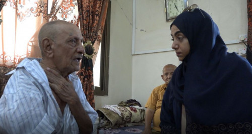 دائرة حقوق الإنسان بالانتقالي تتفقد نزلاء دار المسنين في العاصمة عدن