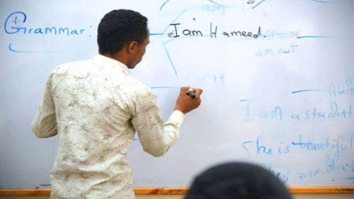 الامم المتحدة تدعو الى دفع مرتبات المعلمين في اليمن