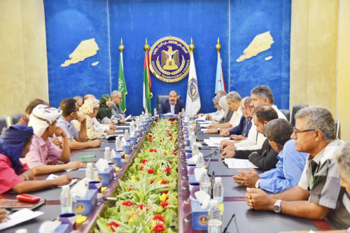 هيئة رئاسة المجلس الانتقالي الجنوبي تعقد اجتماعها الدوري وتقف على أداء الهيئة التنفيذية بمحافظة أبين