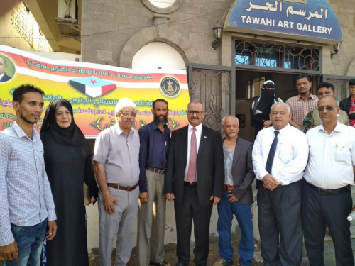 في ذكرى أكتوبر المجيدة.. الجعدي والوالي يفتتحان معرض الفن التشكيلي بالمرسم الحر